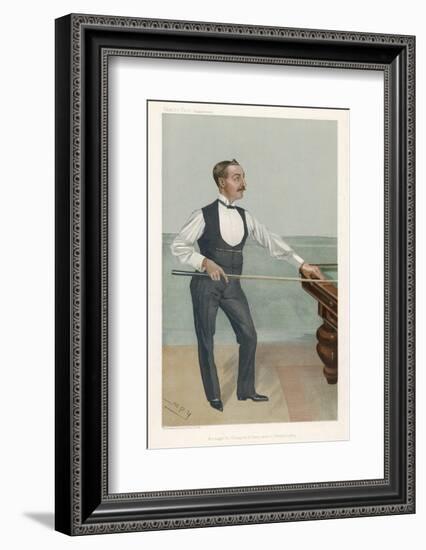 H.W. Stevenson a Leading British Player of His Day Who Won His First Billiards Championship in 1901-Spy (Leslie M. Ward)-Framed Photographic Print