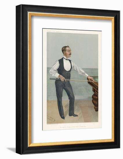 H.W. Stevenson a Leading British Player of His Day Who Won His First Billiards Championship in 1901-Spy (Leslie M. Ward)-Framed Photographic Print