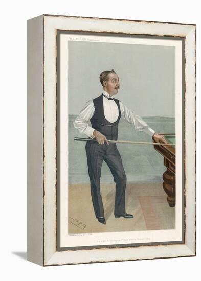 H.W. Stevenson a Leading British Player of His Day Who Won His First Billiards Championship in 1901-Spy (Leslie M. Ward)-Framed Premier Image Canvas