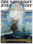 "Columbus Day," Saturday Evening Post Cover, October 11, 1930-H.W. Tilson-Giclee Print