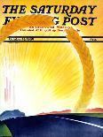 "License Plates," Saturday Evening Post Cover, October 12, 1940-H. Wilson Smith-Giclee Print