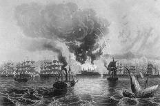 Bombardment of St Jean D'Acre by Admiral Sir Charles Napier, November 1840-H Winkles-Giclee Print