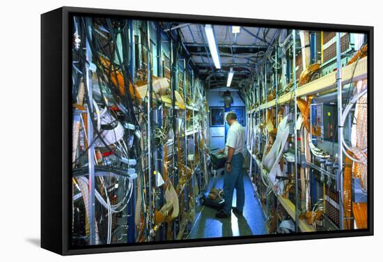 H1 Particle Detector Electronics At DESY-David Parker-Framed Premier Image Canvas