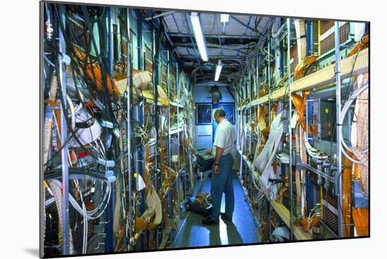 H1 Particle Detector Electronics At DESY-David Parker-Mounted Photographic Print