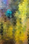 Kaleidoscope Geometric Pattern-H2Oshka-Framed Stretched Canvas