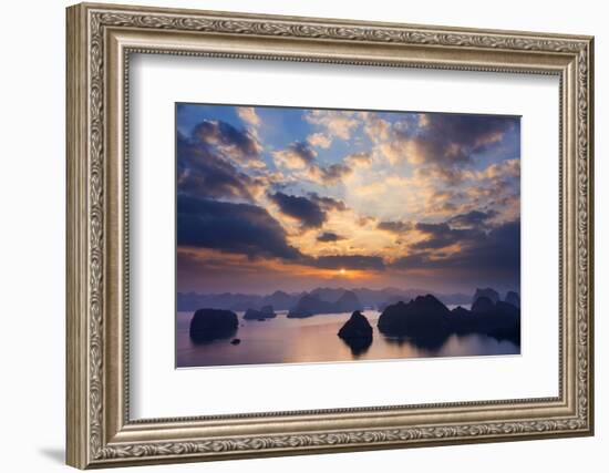 Ha long Bay landscape. Karst mountains, Vietnam, Aisa-Art Wolfe-Framed Photographic Print