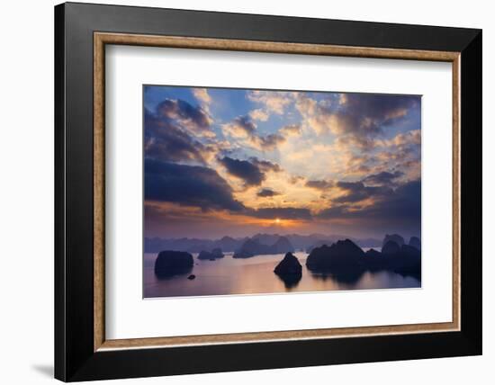 Ha long Bay landscape. Karst mountains, Vietnam, Aisa-Art Wolfe-Framed Photographic Print