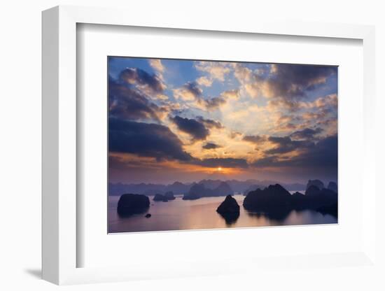 Ha long Bay landscape. Karst mountains, Vietnam, Aisa-Art Wolfe-Framed Photographic Print