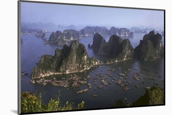 Ha Long Bay Vietnam viewed from above-Charles Bowman-Mounted Photographic Print