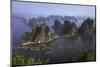 Ha Long Bay Vietnam viewed from above-Charles Bowman-Mounted Photographic Print