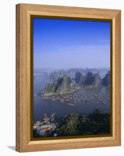 Ha Long (Ha-Long) Bay, Unesco World Heritage Site, Hong Gai, Vietnam-Charles Bowman-Framed Premier Image Canvas
