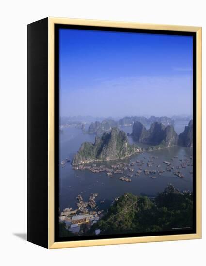 Ha Long (Ha-Long) Bay, Unesco World Heritage Site, Hong Gai, Vietnam-Charles Bowman-Framed Premier Image Canvas