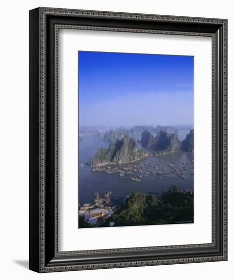 Ha Long (Ha-Long) Bay, Unesco World Heritage Site, Hong Gai, Vietnam-Charles Bowman-Framed Photographic Print