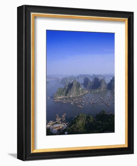 Ha Long (Ha-Long) Bay, Unesco World Heritage Site, Hong Gai, Vietnam-Charles Bowman-Framed Photographic Print