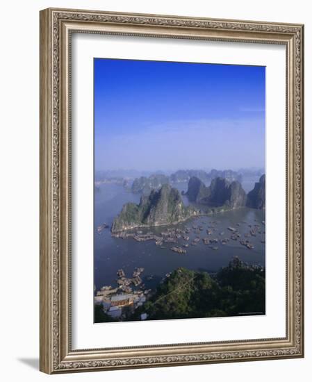 Ha Long (Ha-Long) Bay, Unesco World Heritage Site, Hong Gai, Vietnam-Charles Bowman-Framed Photographic Print