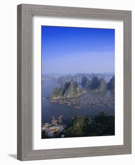 Ha Long (Ha-Long) Bay, Unesco World Heritage Site, Hong Gai, Vietnam-Charles Bowman-Framed Photographic Print