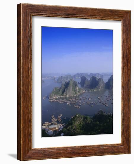 Ha Long (Ha-Long) Bay, Unesco World Heritage Site, Hong Gai, Vietnam-Charles Bowman-Framed Photographic Print