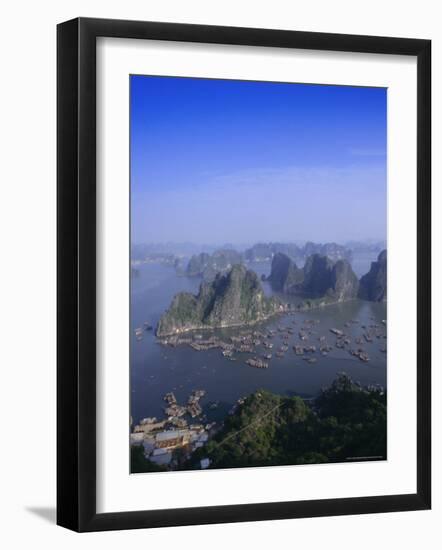 Ha Long (Ha-Long) Bay, Unesco World Heritage Site, Hong Gai, Vietnam-Charles Bowman-Framed Photographic Print