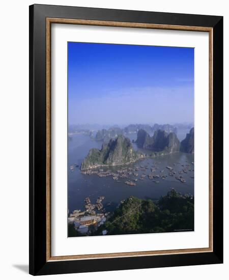 Ha Long (Ha-Long) Bay, Unesco World Heritage Site, Hong Gai, Vietnam-Charles Bowman-Framed Photographic Print