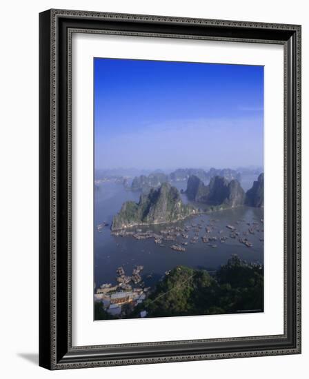 Ha Long (Ha-Long) Bay, Unesco World Heritage Site, Hong Gai, Vietnam-Charles Bowman-Framed Photographic Print