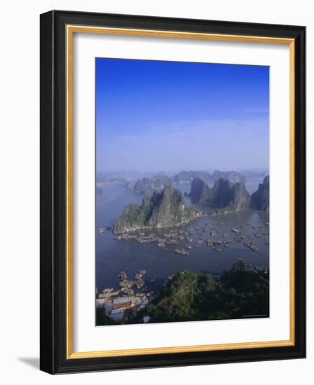 Ha Long (Ha-Long) Bay, Unesco World Heritage Site, Hong Gai, Vietnam-Charles Bowman-Framed Photographic Print