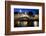 Ha'Penny Bridge Lit Up at Dusk, Liffey River, Dublin, Leinster Province, Republic of Ireland-null-Framed Photographic Print