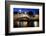 Ha'Penny Bridge Lit Up at Dusk, Liffey River, Dublin, Leinster Province, Republic of Ireland-null-Framed Photographic Print