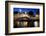 Ha'Penny Bridge Lit Up at Dusk, Liffey River, Dublin, Leinster Province, Republic of Ireland-null-Framed Photographic Print