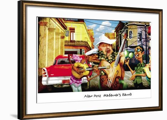 Habana's Band-Adam Perez-Framed Art Print