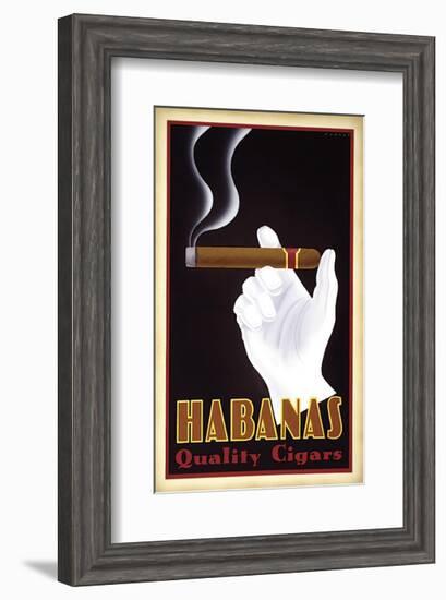 Habanas Quality Cigars-Steve Forney-Framed Giclee Print