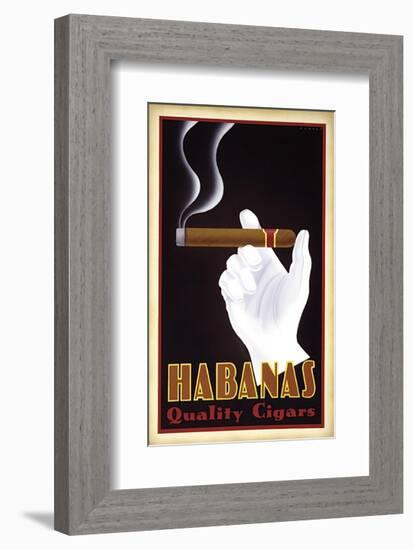 Habanas Quality Cigars-Steve Forney-Framed Giclee Print