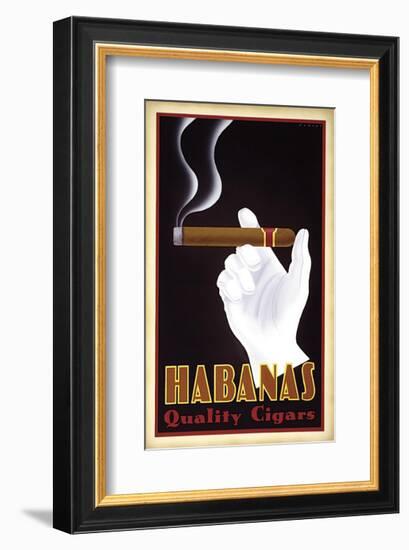 Habanas Quality Cigars-Steve Forney-Framed Giclee Print