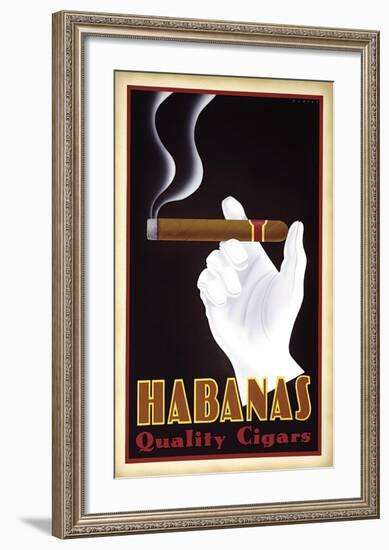 Habanas Quality Cigars-Steve Forney-Framed Giclee Print