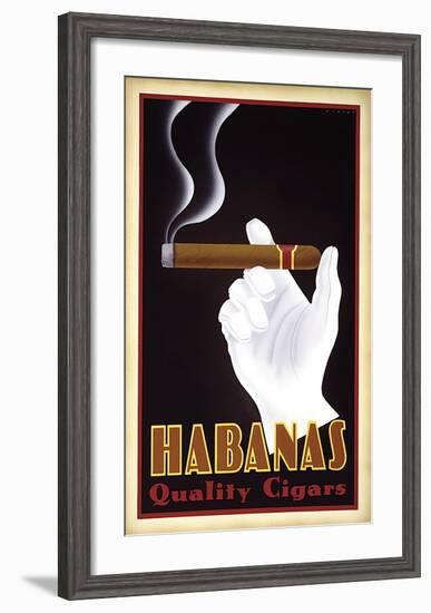 Habanas Quality Cigars-Steve Forney-Framed Giclee Print