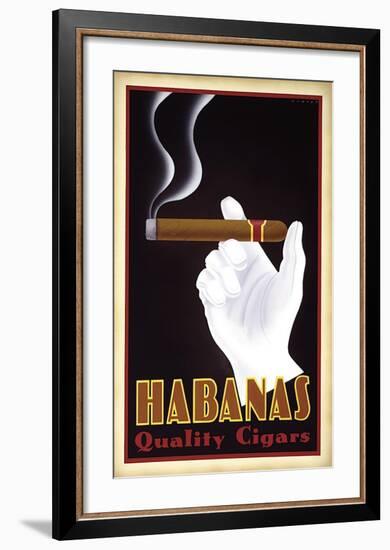 Habanas Quality Cigars-Steve Forney-Framed Giclee Print