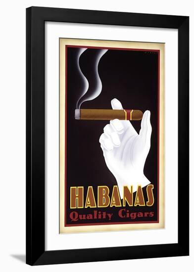 Habanas Quality Cigars-Steve Forney-Framed Giclee Print