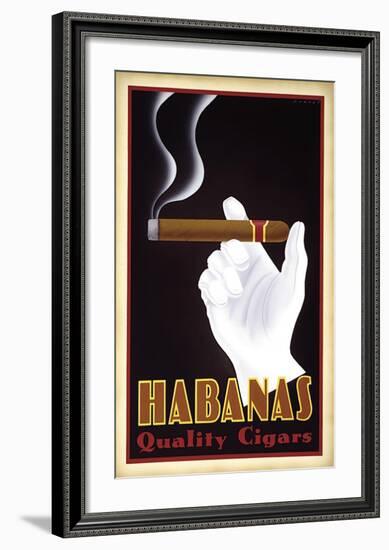 Habanas Quality Cigars-Steve Forney-Framed Giclee Print