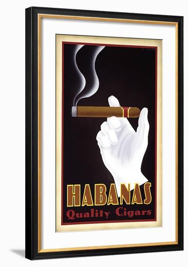 Habanas Quality Cigars-Steve Forney-Framed Giclee Print