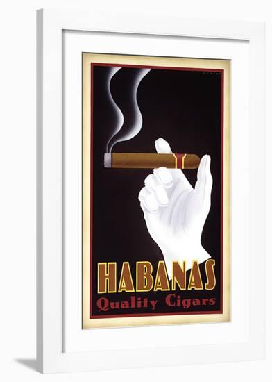 Habanas Quality Cigars-Steve Forney-Framed Giclee Print