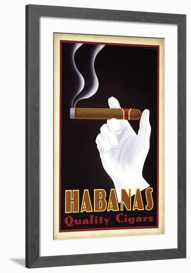 Habanas Quality Cigars-Steve Forney-Framed Giclee Print