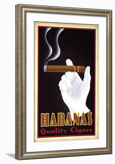 Habanas Quality Cigars-Steve Forney-Framed Giclee Print