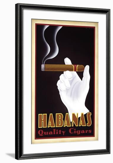 Habanas Quality Cigars-Steve Forney-Framed Giclee Print