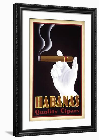 Habanas Quality Cigars-Steve Forney-Framed Giclee Print