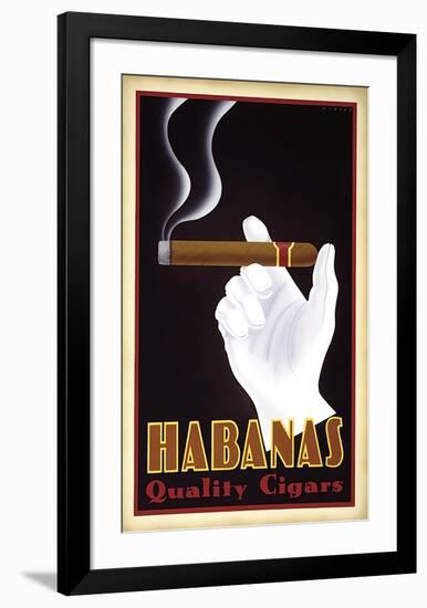 Habanas Quality Cigars-Steve Forney-Framed Giclee Print