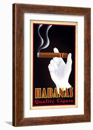 Habanas Quality Cigars-Steve Forney-Framed Art Print