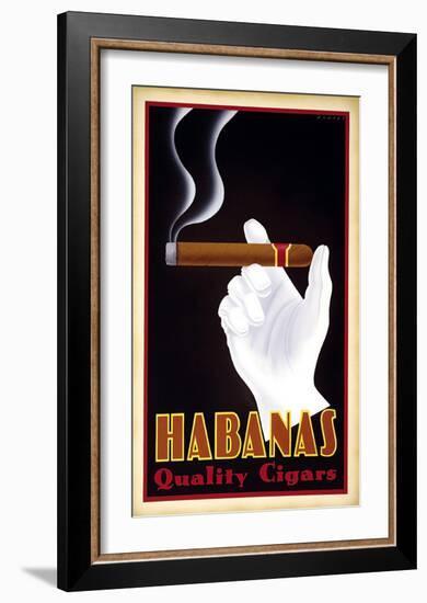 Habanas Quality Cigars-Steve Forney-Framed Art Print