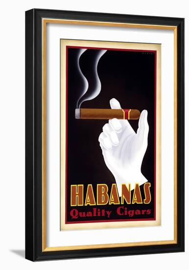 Habanas Quality Cigars-Steve Forney-Framed Art Print