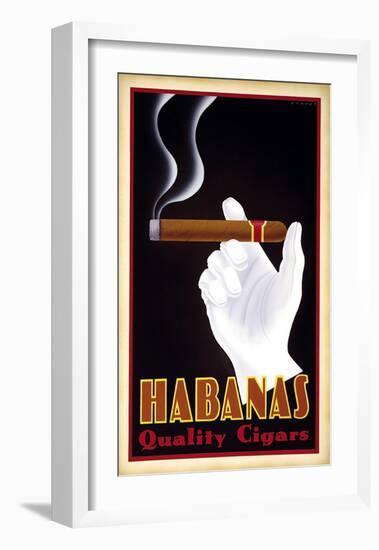 Habanas Quality Cigars-Steve Forney-Framed Art Print