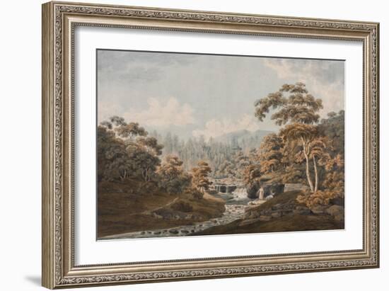 ‘Habbies How, Peggy’S Pool and Carlops Hill-James Stevenson-Framed Giclee Print