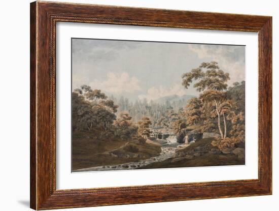 ‘Habbies How, Peggy’S Pool and Carlops Hill-James Stevenson-Framed Giclee Print